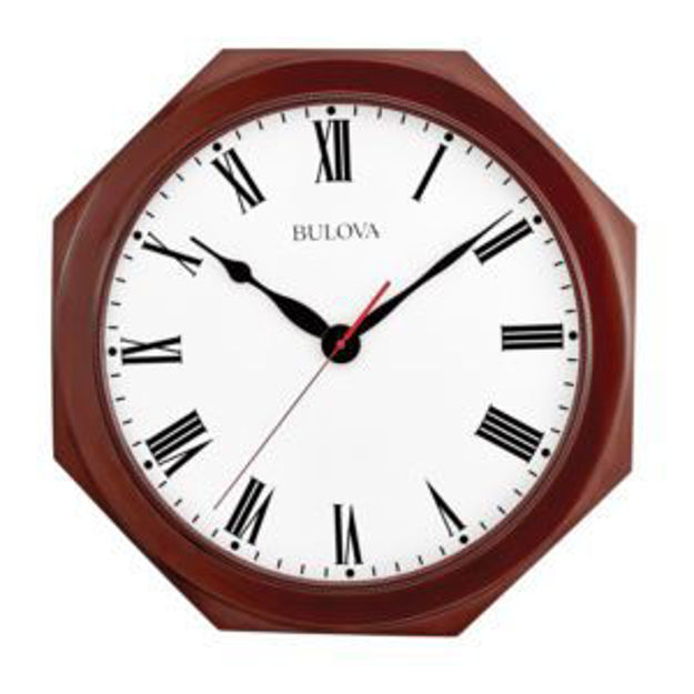 Picture of The Capitol Octagan Mahagony Wall Clock