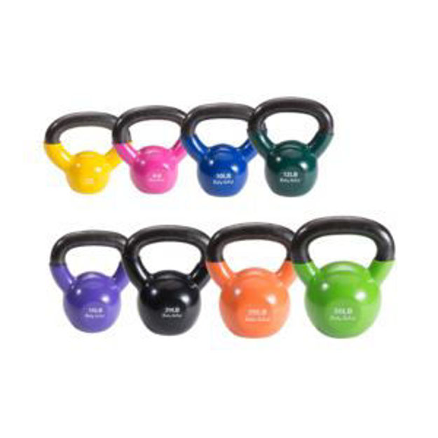 Picture of Vinyl Coated Kettlebell Set - One each: 5, 8, 10, 12, 15, 20, 25, 30 lb