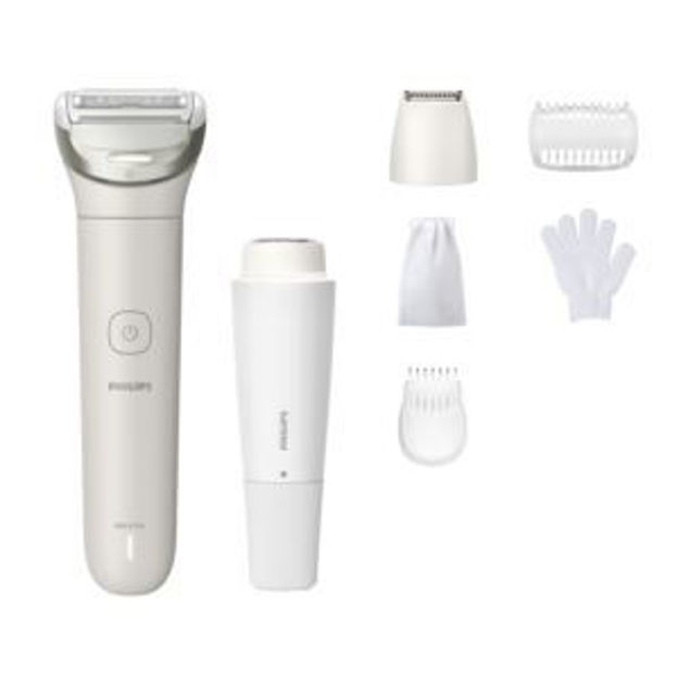 Picture of Lady Shaver Series 8000 Cordless Wet & Dry Shaver w/ Facial Hair Remover