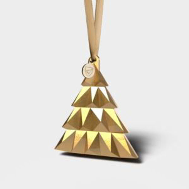 Picture of Ornament 2026 Annual Christmas Tree 21k Gold