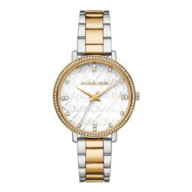 Picture of Ladies Pyper Quartz Crystal Two-Tone Stainless Steel Watch White Dial