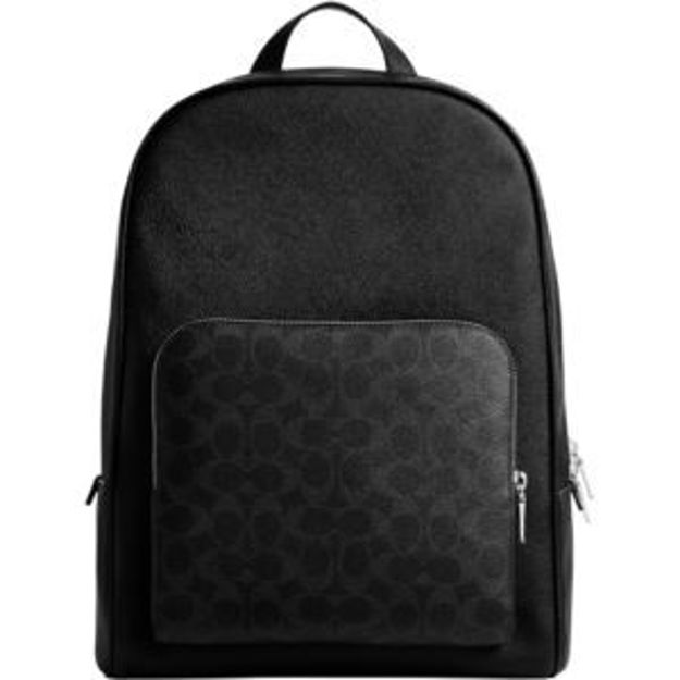 Picture of Wade Backpack In Signature Canvas - Black