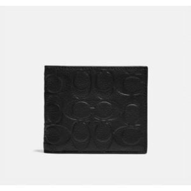 Picture of 3-In-1 Wallet In Signature Leather - Black