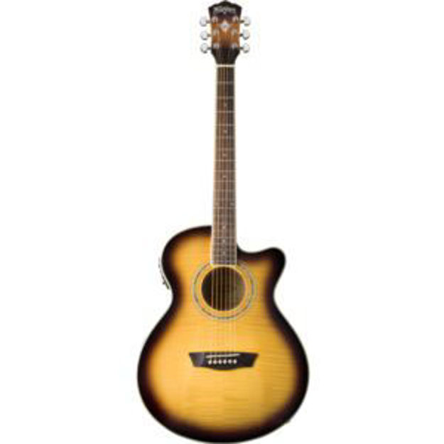 Picture of Festive Series Mini Jumbo Cutaway Acoustic Electric Guitar