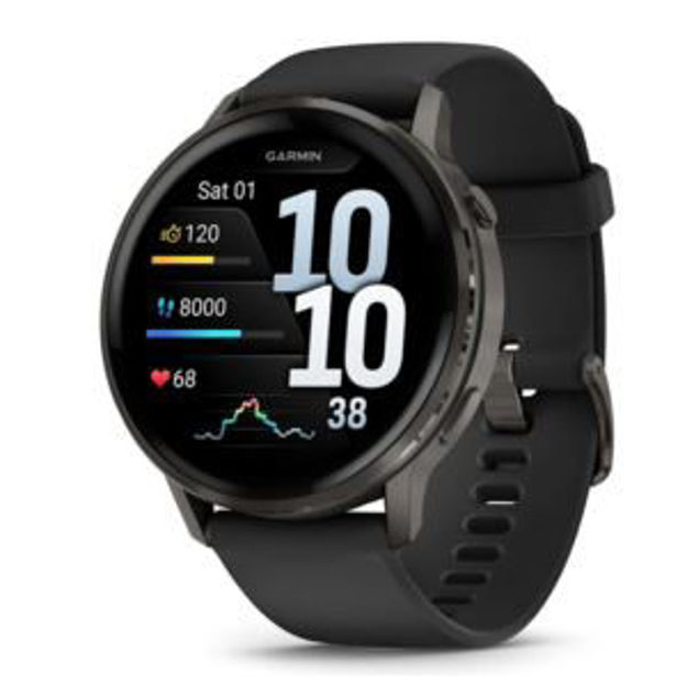 Picture of Venu 4 - 45 mm Slate with Black Silicone Band