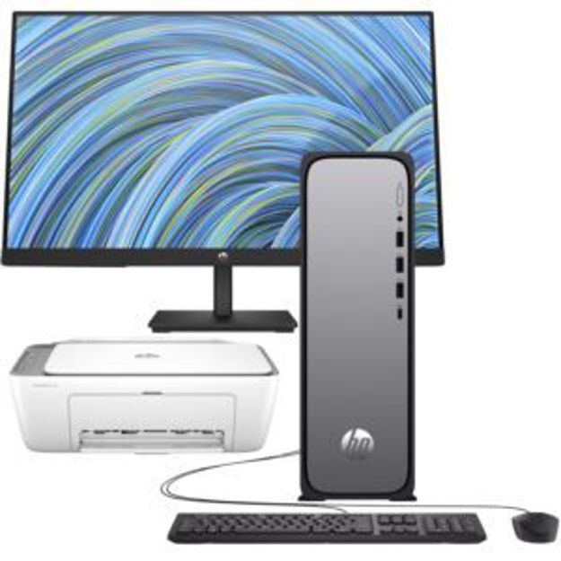 Picture of OmniDesk Intel Desktop PC w/ 24" monitor & multi-function printer