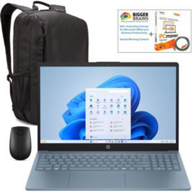 Picture of 15" Intel Notebook w/ backpack and wireless mouse - moonlight blue