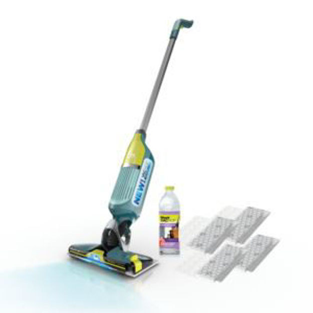 Picture of VACMOP Reveal Cordless Hard Floor Vacuum & Spray Mop Green