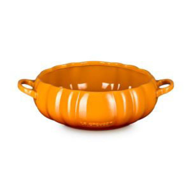 Picture of 4qt Pumpkin Stoneware Serving Bowl Persimmon