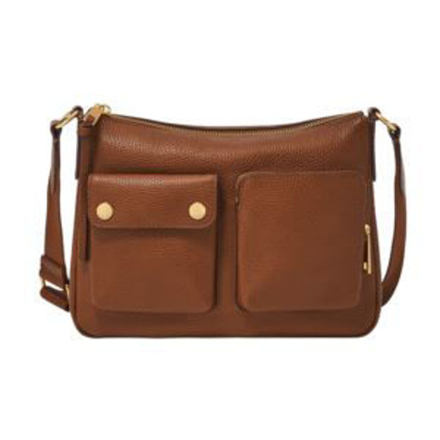 Picture of Maysen Leather Crossbody Bag Brown