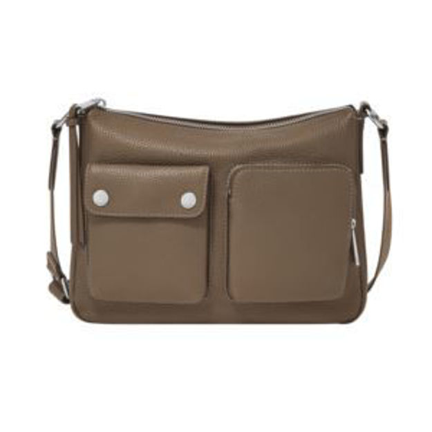 Picture of Maysen Leather Crossbody Bag Tan