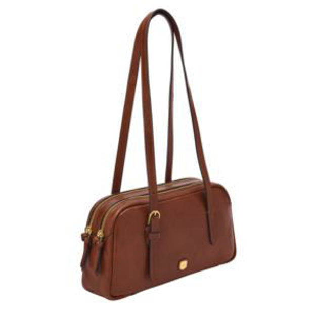 Picture of Danni Leather Shoulder Bag Brown