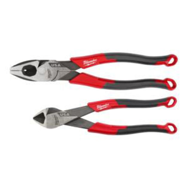 Picture of 2pc Comfort Grip Cutting Pliers Set (USA)
