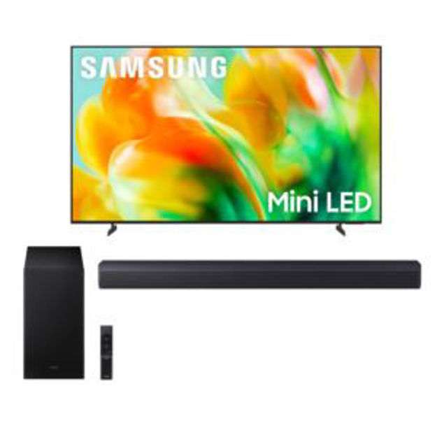 Picture of 65" Mini LED M80H 4K Samsung Vision AI Smart TV w/ 2.1Ch Soundbar & Subwoofer