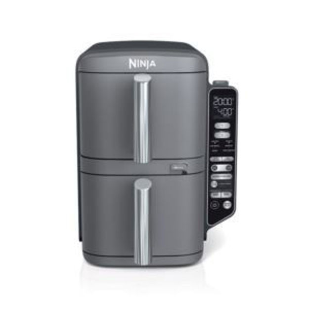 Picture of DoubleStack XL Double Basket Smart Air Fryer w/ Thermometer Deep Gray