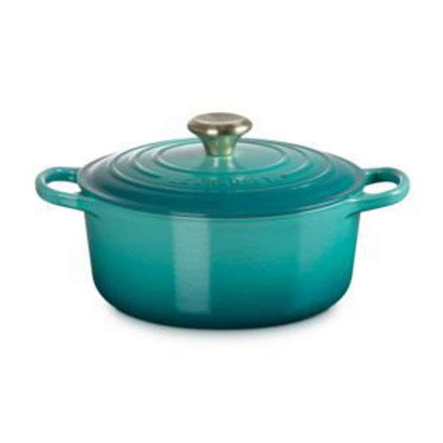 Picture of 4.5qt Signature Cast Iron Round Dutch Oven Riviera