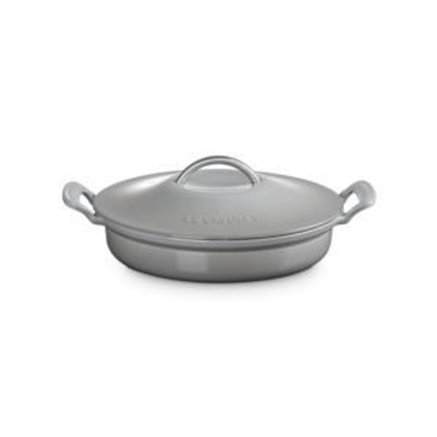 Picture of 3.25qt Modern Heritage Cast Iron Round Braiser French Gray