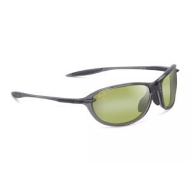 Picture of Ho'okpia Ultra R Polarized Sunglasses Shiny Dark Gray Frame Maui HT Lens