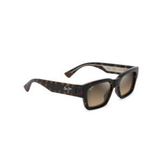 Picture of Kenui Polarized Sunglasses Shiny Dark Havana Frame HCL Bronze Lens