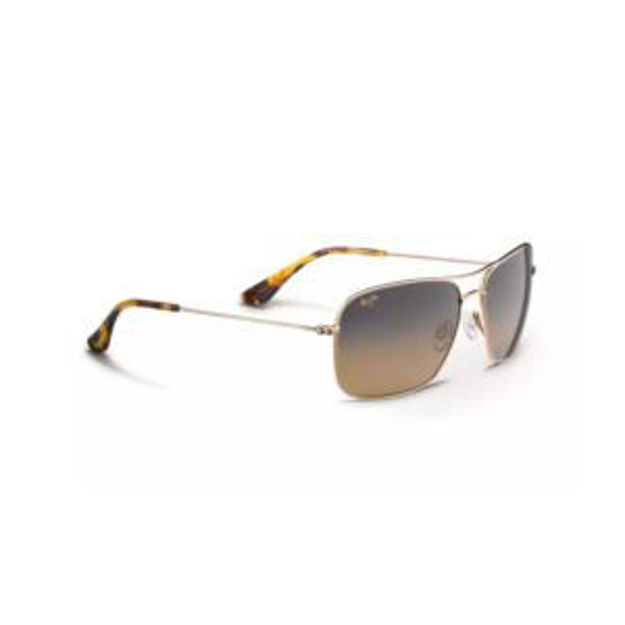 Picture of Wiki Wiki Polarized Sunglasses Gold Frame HCL Bronze Lens