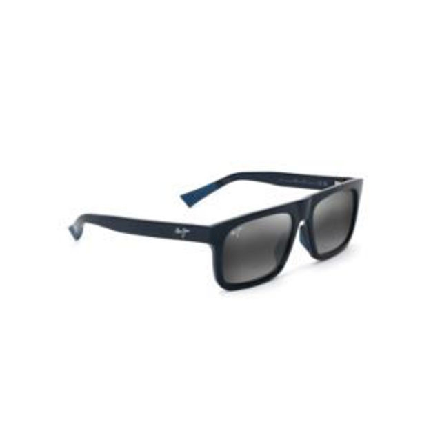 Picture of Opio Polarized Sunglasses Shiny Blue Frame Neutral Gray Lens