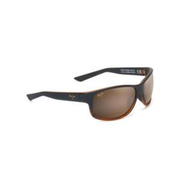 Picture of Kaiwi Channel Polarized Sunglasses Dark Brown Stripe Frame HCL Bronze Lens