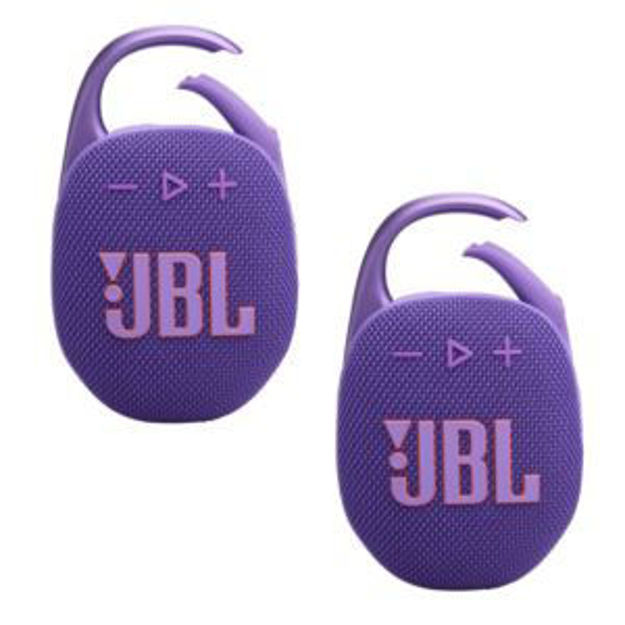 Picture of Clip 5 Ultra-Portable  Waterproof Speaker - 2pc Kit Purple