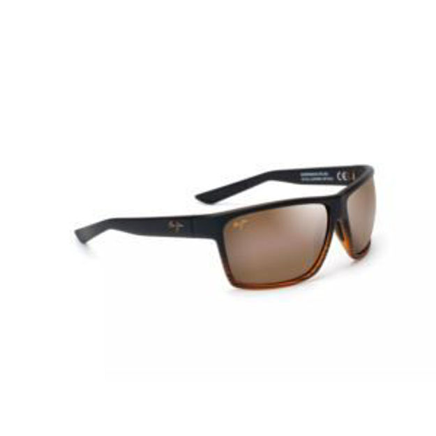 Picture of Alenuihaha Polarized Sunglasses Dark Brown Stripe Frame HCL Bronze Lens