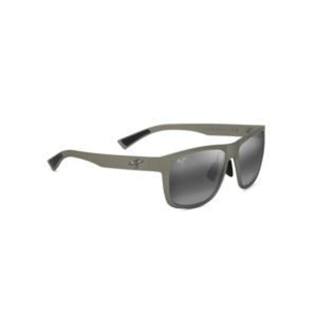 Picture of Puakea Polarized Sunglasses Matte Gray Frame Neutral Gray Lens