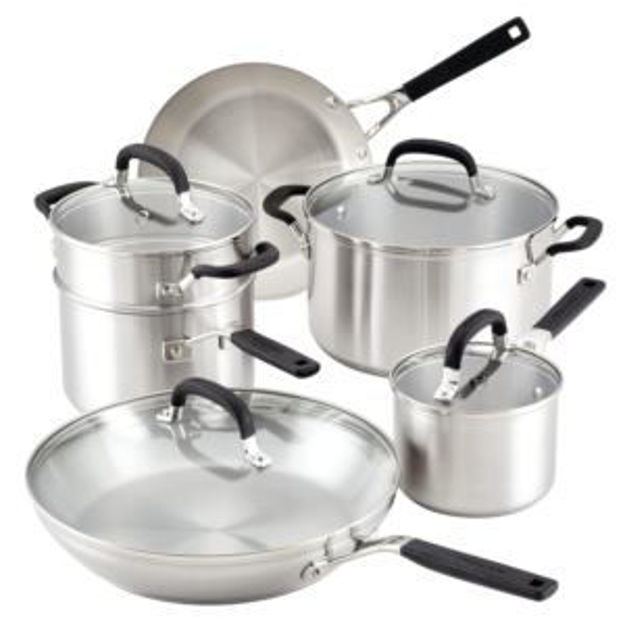 Picture of 10pc Stainless Steel Induction Cookware Set