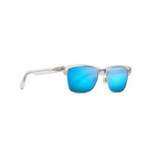 Picture of Kawika Polarized Sunglasses Crystal Frame Blue Hawaii Lens