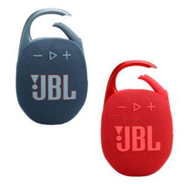 Picture of Clip 5 Ultra-Portable  Waterproof Speaker - 2pc Kit Blue/Red