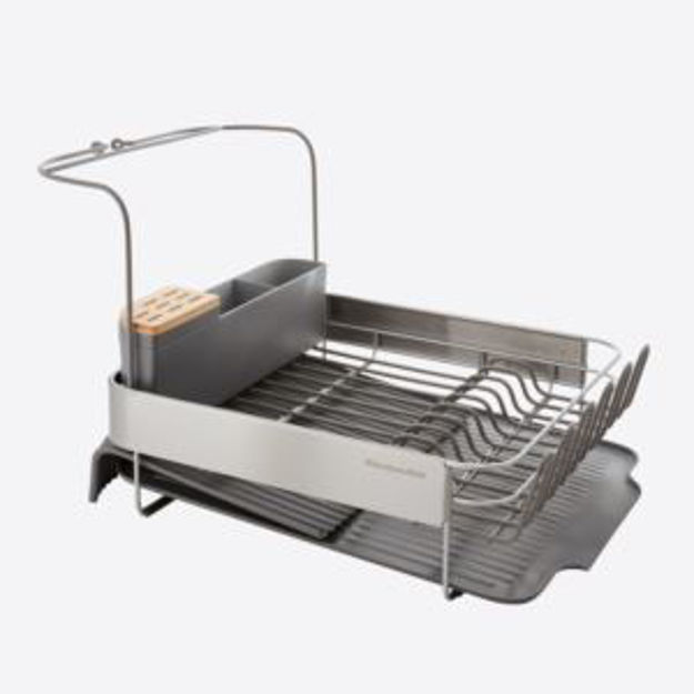 Picture of Full Size Expandable Dish Drying Rack Stainless Steel