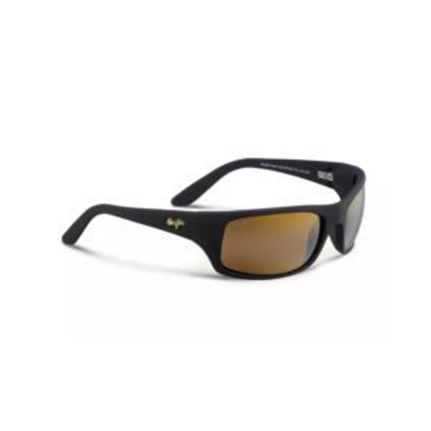 Picture of Peahi Polarized Sunglasses Black Matte Frame HCL Bronze Lens