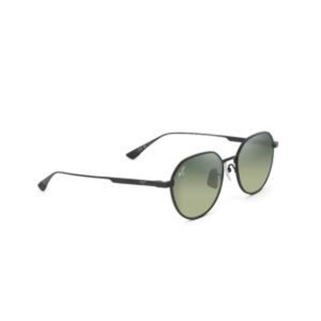 Picture of Kaulana Asian Fit Polarized Sunglasses Matte Black Frame Maui HT Lens