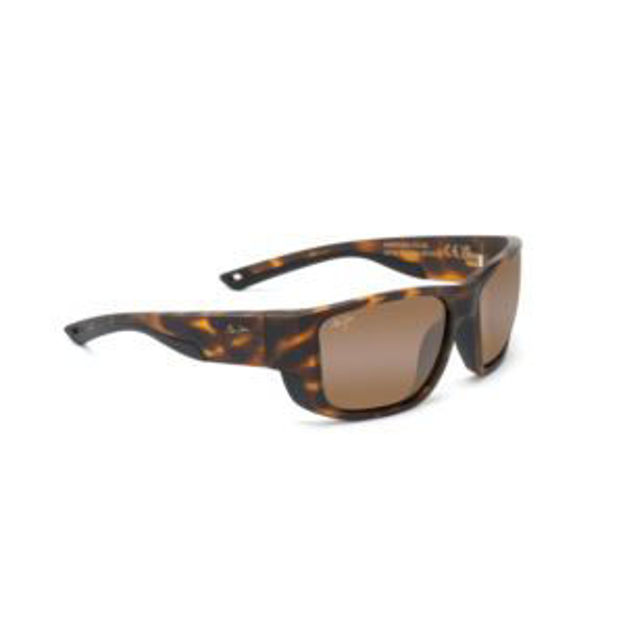 Picture of Amberjack Polarized Sunglasses Matte Tortoise Frame HCL Bronze Lens