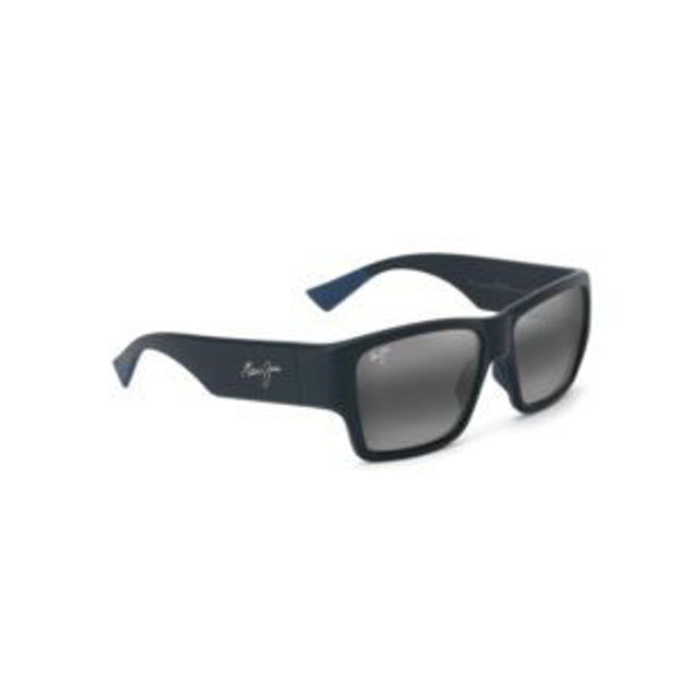Picture of Ka'olu Polarized Sunglasses Matte Blue Frame Neutral Gray Lens