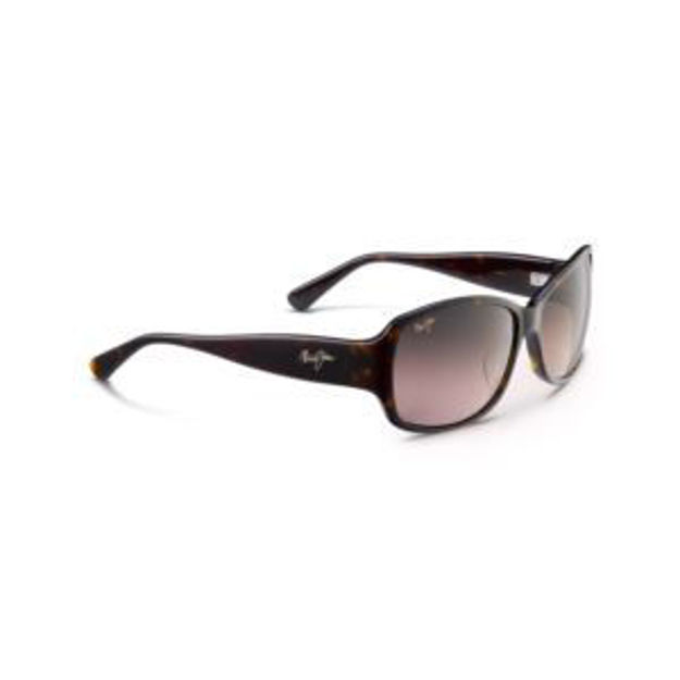 Picture of Nalani Polarized Sunglasses Dark Tortoise Frame Maui Rose Lens