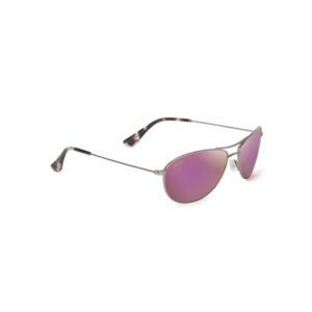 Picture of Baby Beach Polarized Sunglasses Rose Gold Frame Pink Maui Sunrise Lens