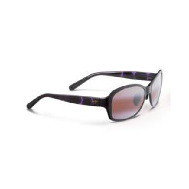 Picture of Koki Beach Polarized Sunglasses Purple Tortoise Frame Maui Rose Lens