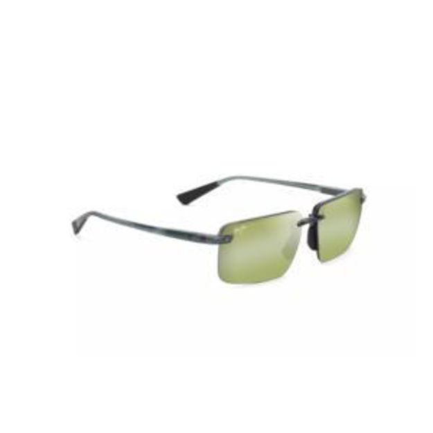 Picture of Laulima Polarized Sunglasses Shiny Foliage Green Frame Maui HT Lens