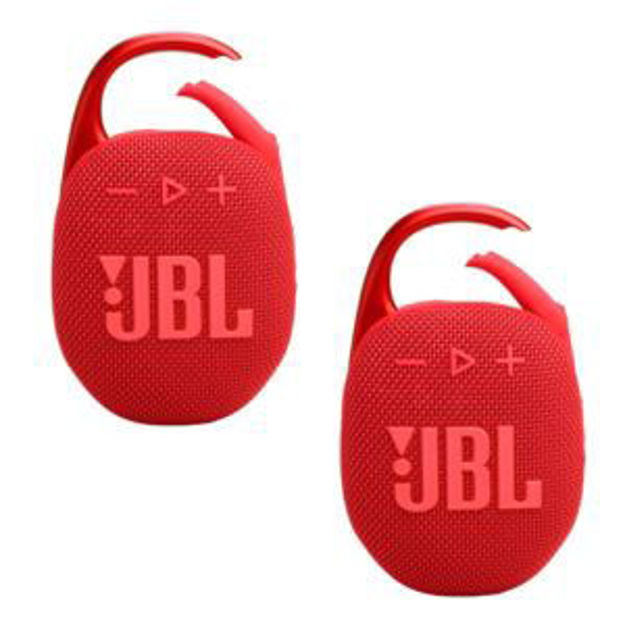 Picture of Clip 5 Ultra-Portable  Waterproof Speaker - 2pc Kit Red
