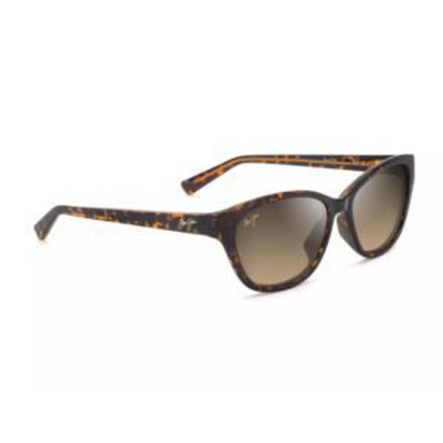 Picture of Punono Polarized Sunglasses Shiny Dark Havana Frame HCL Bronze Lens