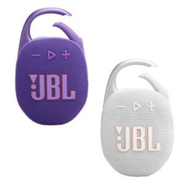 Picture of Clip 5 Ultra-Portable  Waterproof Speaker - 2pc Kit Purple/White