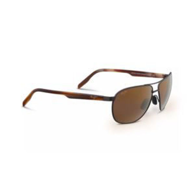 Picture of Castles Polarized Sunglasses Matte Chocolate Frame HCL Bronze Lens
