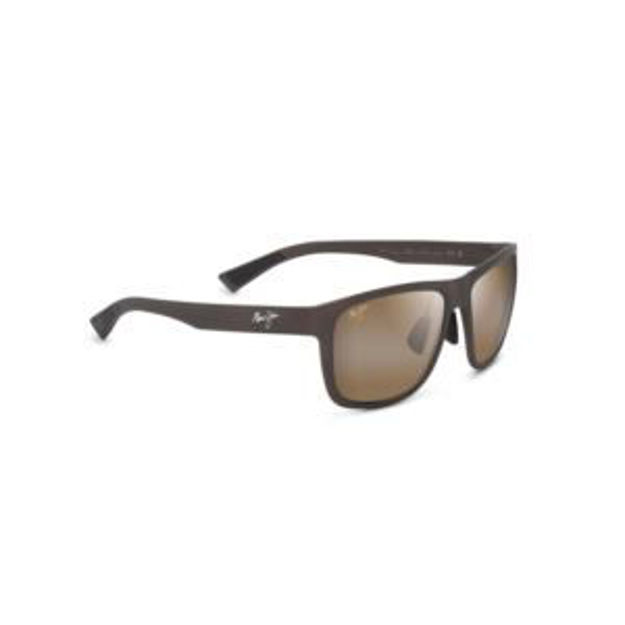 Picture of Puakea Polarized Sunglasses Matte Brown Frame HCL Bronze Lens