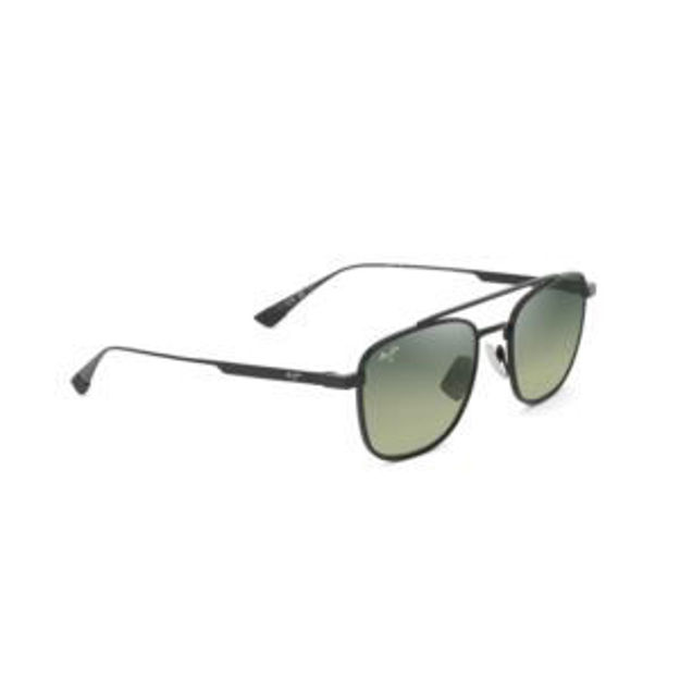 Picture of Kahana Polarized Sunglasses Matte Black Frame Maui HT Lens