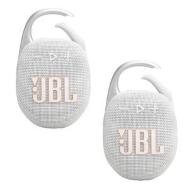 Picture of Clip 5 Ultra-Portable  Waterproof Speaker - 2pc Kit White