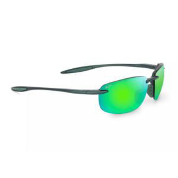 Picture of Ho'okipa Ultra Polarized Sunglasses Metal Matte Green Frame MAUIGreen Lens