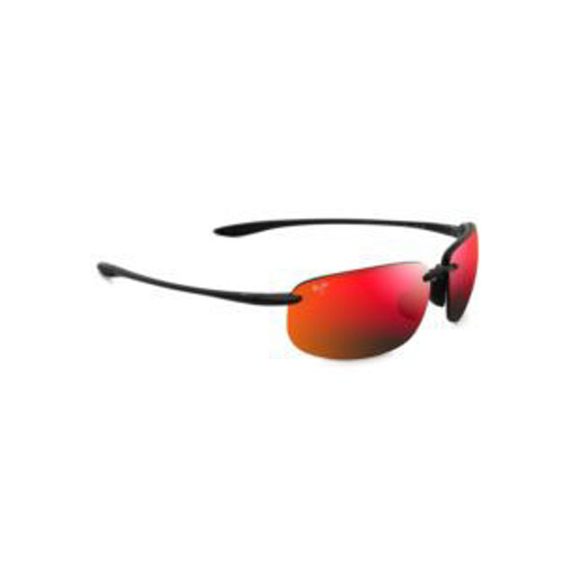 Picture of Ho'okipa XL Polarized Sunglasses Matte Black Frame Hawaii Lava Lens